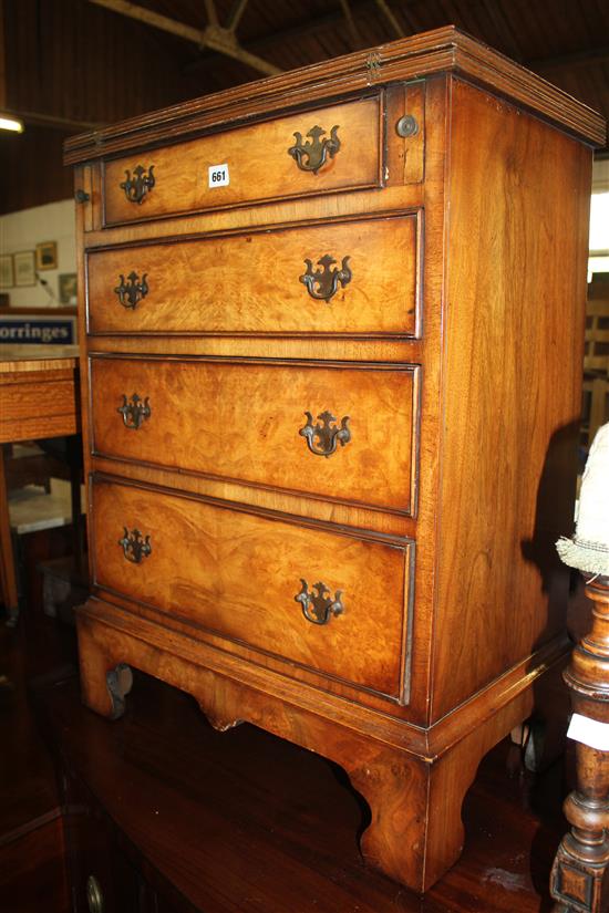 Walnut bachelors chest